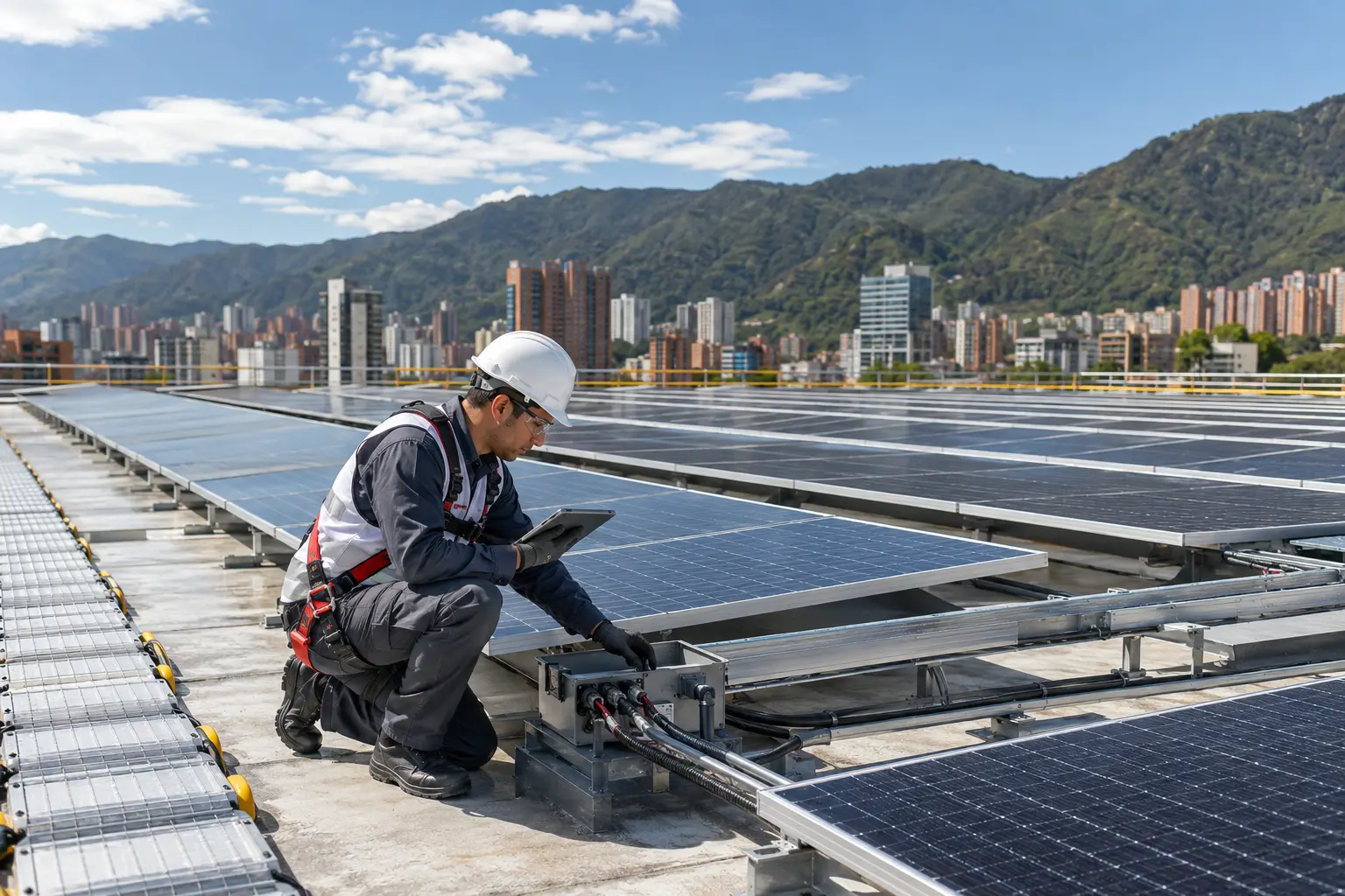Implementación tecnológica en un proyecto de energía solar